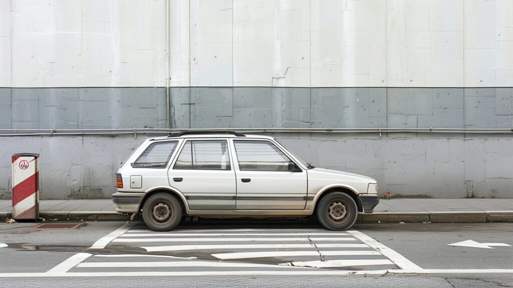 違法駐車のイメージ